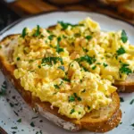 The Best Scrambled Egg Toast