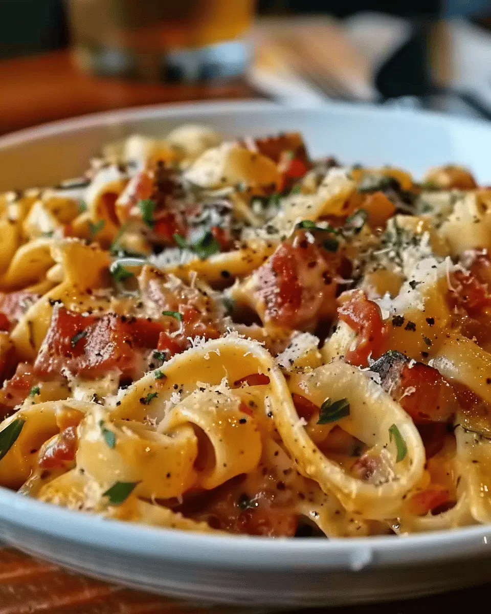 Pappadeaux Mardi Gras Pasta: Indulgent Recipe with Turkey Bacon and Chicken Ham