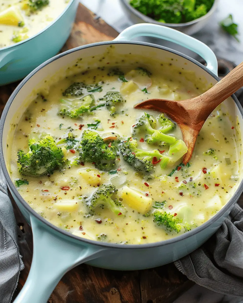 Broccoli Potato Soup: Easy Comfort with Turkey Bacon Twist