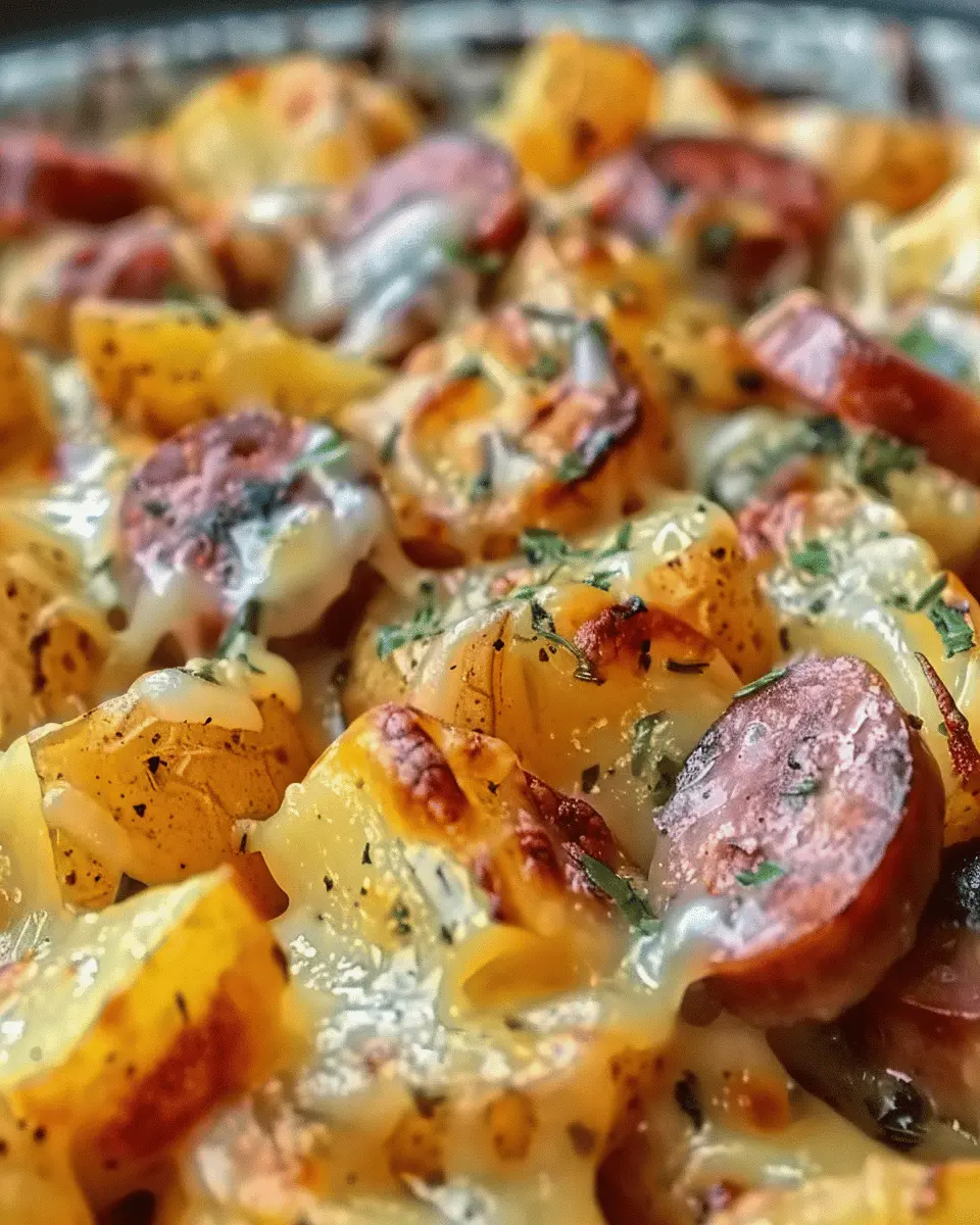 Cheesy Ranch Potatoes and Smoked Sausage: Easy Comfort Food Delight