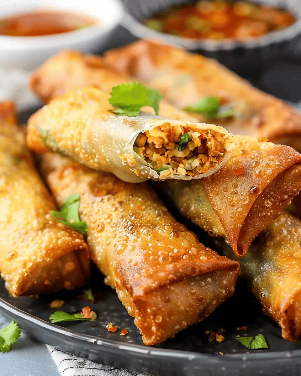 Crispy Vegetarian Egg Rolls: Easy Homemade Delight to Savor