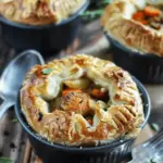Roasted Autumn Vegetable Pot Pies