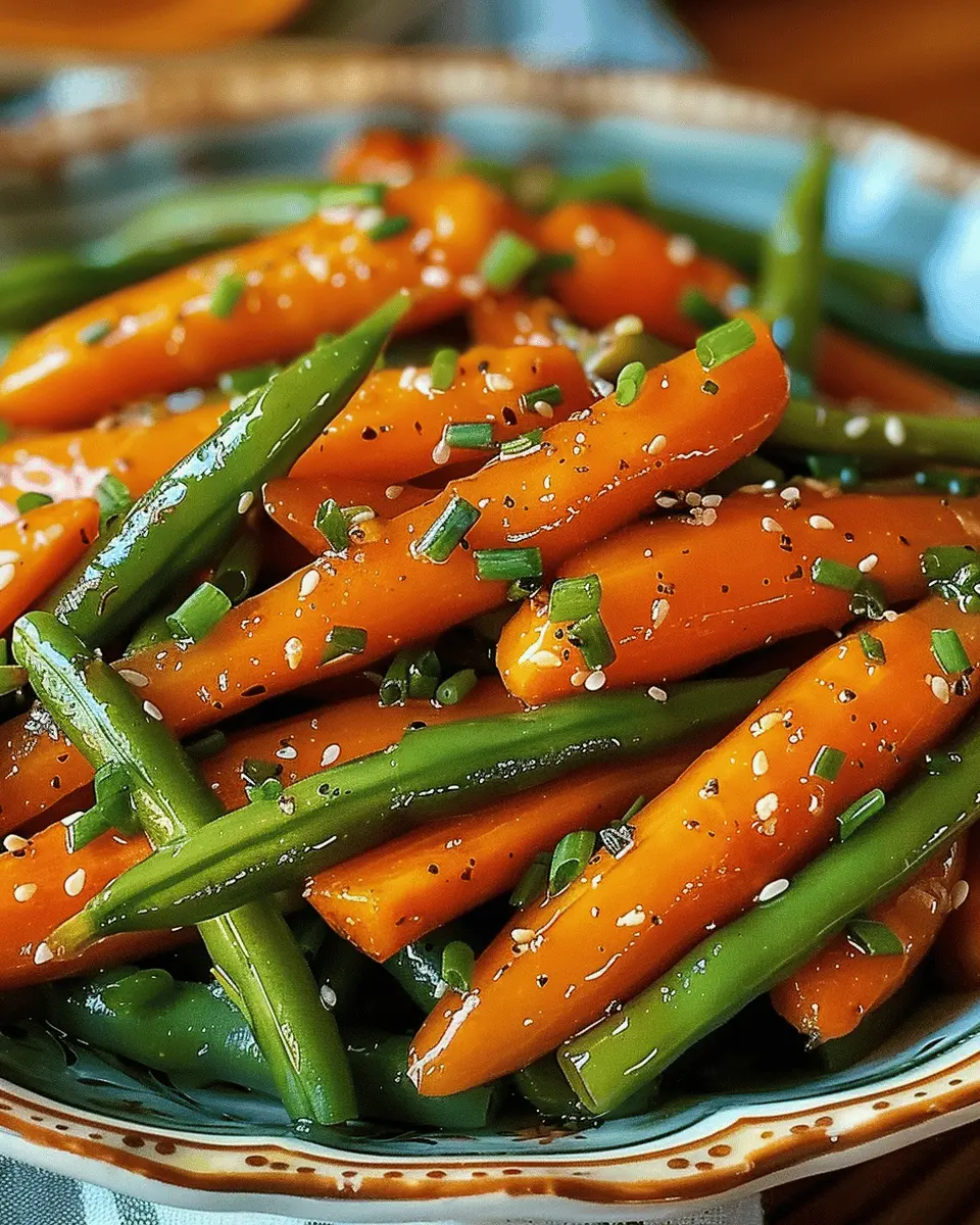 Honey Glazed Carrots & Green Beans: A Simple, Delicious Side Dish