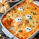 Halloween Buffalo Chicken Dip