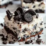 No Bake Fireworks Oreo Cheesecake Bars