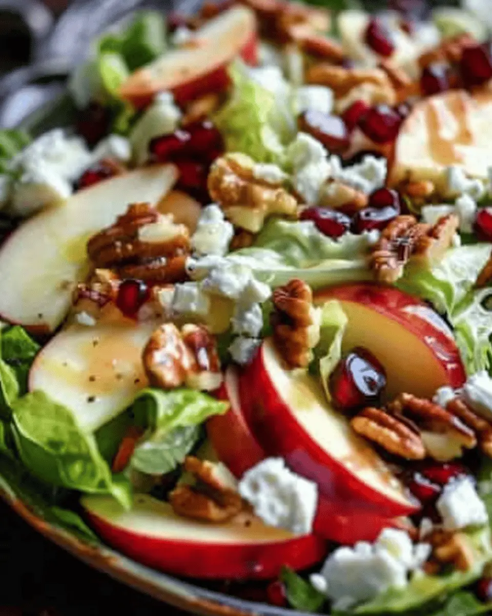 Autumn Harvest Honeycrisp Apple and Feta Salad Delightfully Fresh