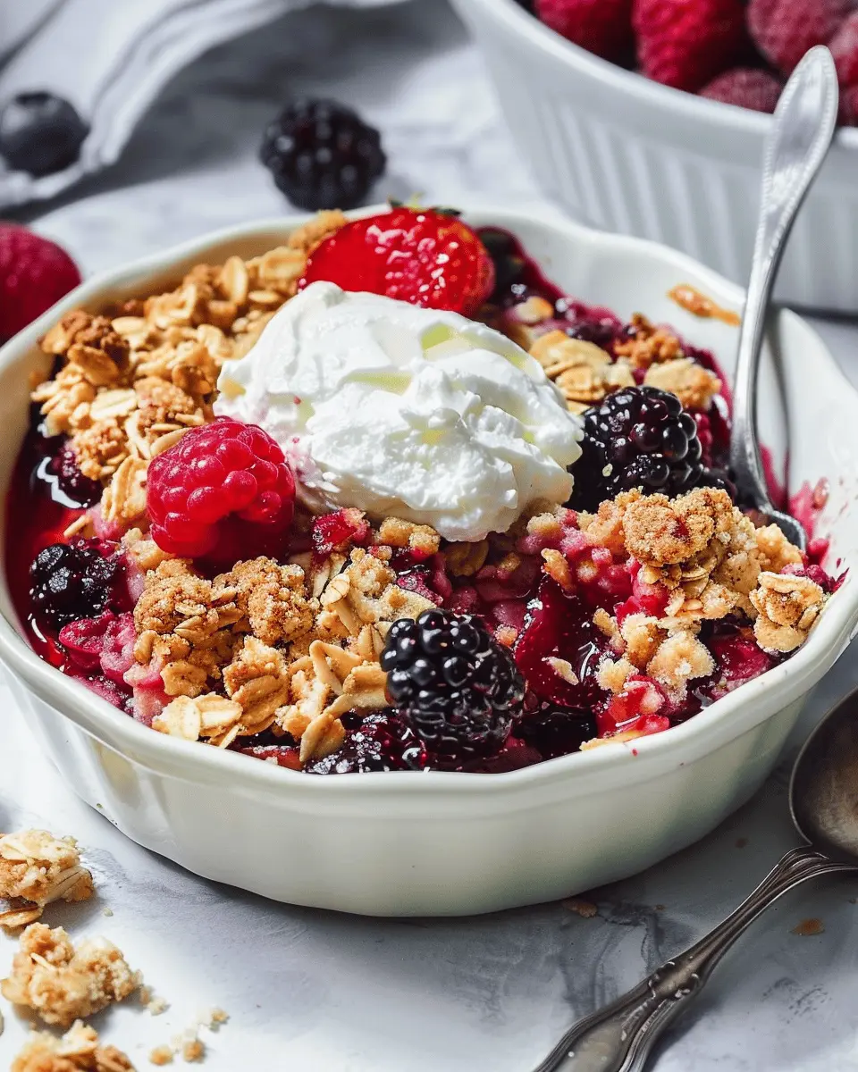 Healthy Berry Crisp: The Easy Guilt-Free Dessert You’ll Love