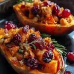 Indulge in Cranberry Apple Twice-Baked Sweet Potatoes