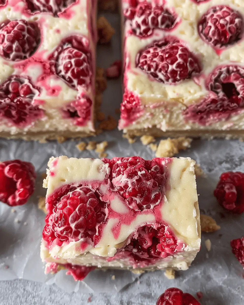 Healthy Raspberry Cheesecake Bars: The Best Guilt-Free Treat