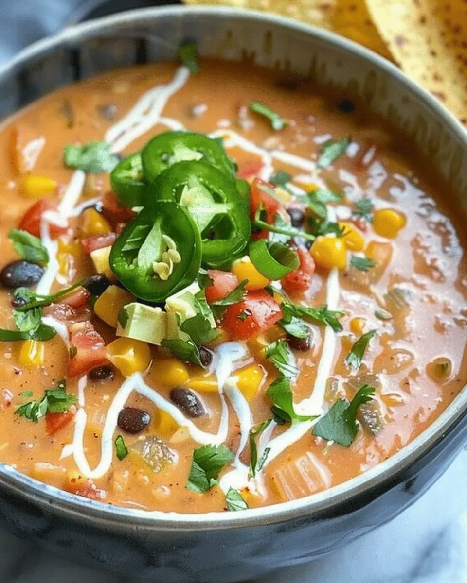 Creamy Vegetarian Tortilla Soup: A Cozy and Delicious Delight