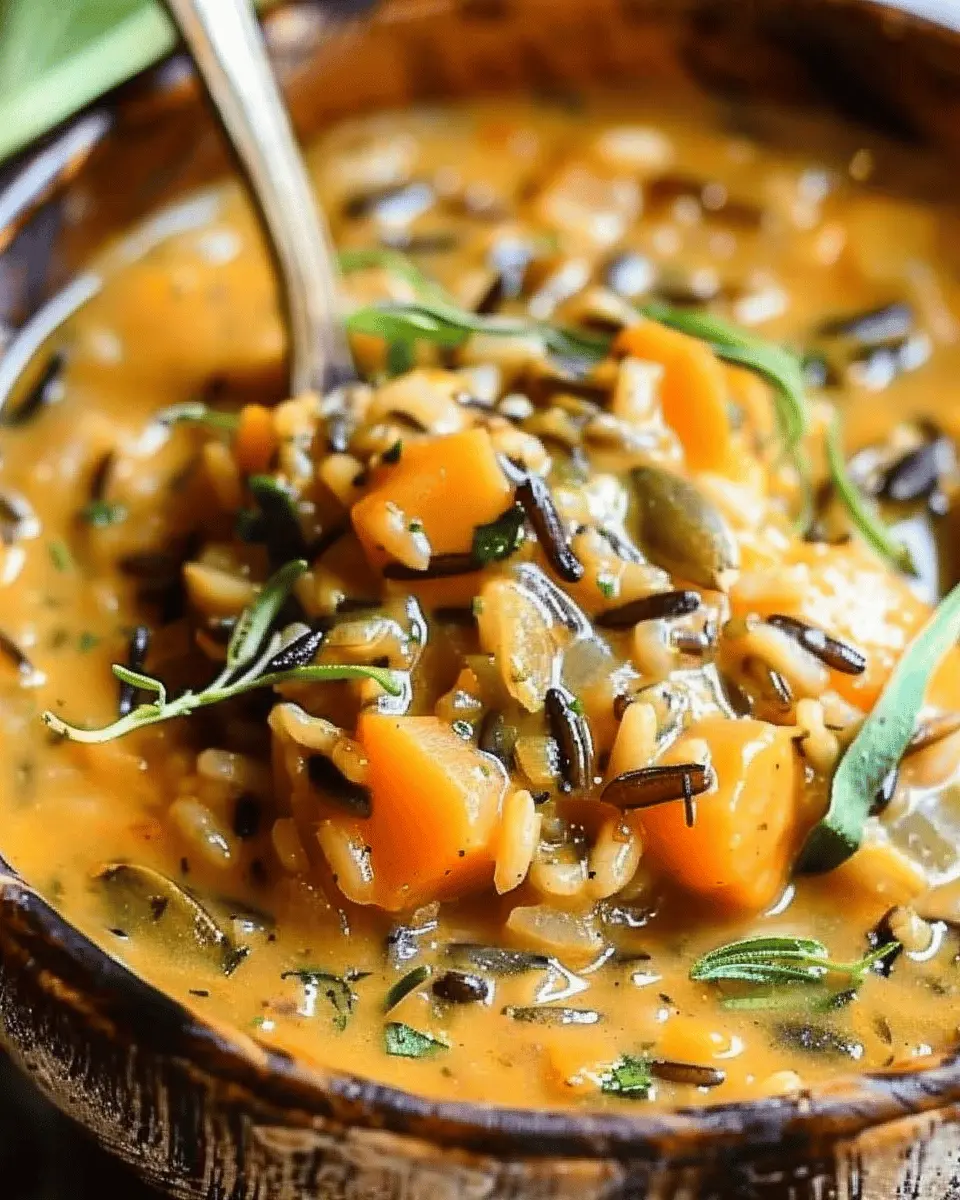 Nourishing Pumpkin Wild Rice Soup: A Heartwarming Delight