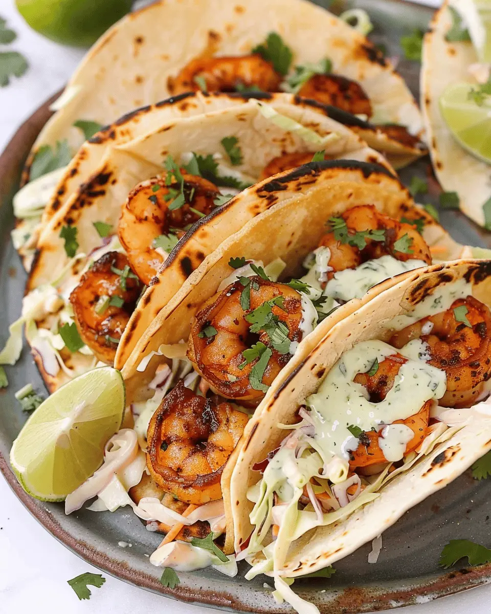 Cilantro Lime Shrimp Tacos with Creamy Slaw: A Fresh Twist