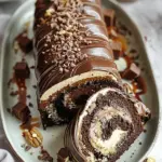 Dubai Chocolate Roll Cake