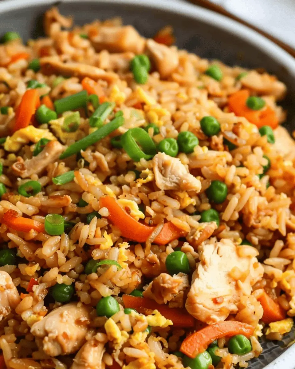 Quick Easy Chicken Fried Rice: A Flavorful Twist with Turkey Bacon