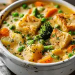 Veggie Pot Pie Soup