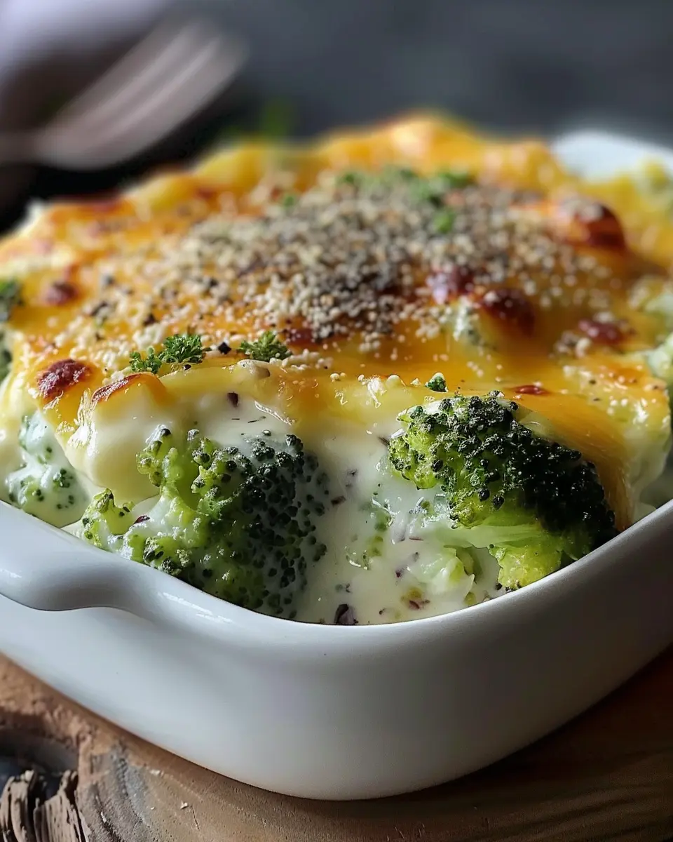 Creamy Cheesy Broccoli Casserole Recipe: Easy Keto Side Dish Delight
