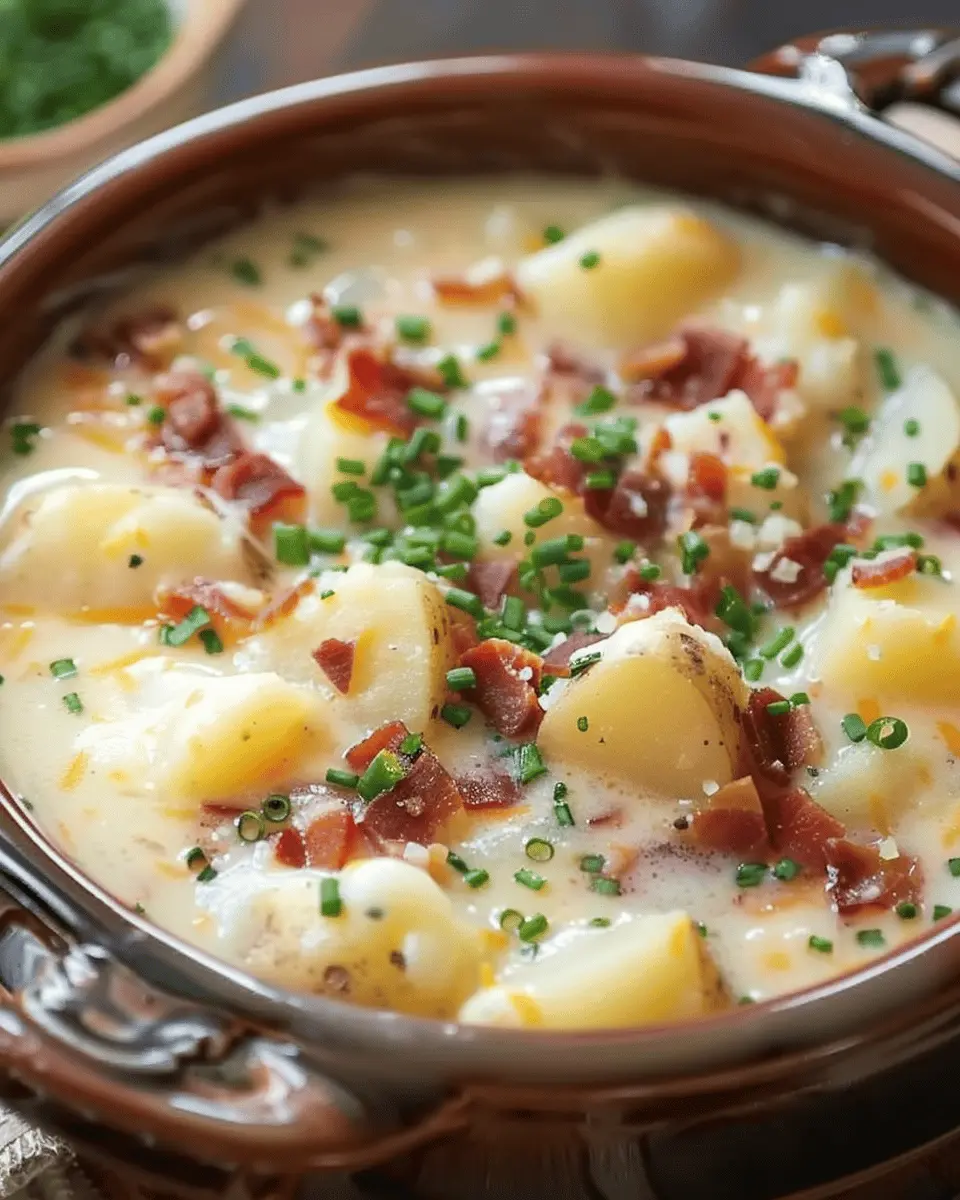 Crock Pot Crack Potato Soup: Indulgent Comfort with Turkey Bacon