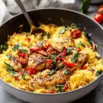 Tuscan Chicken and Spaghetti Squash