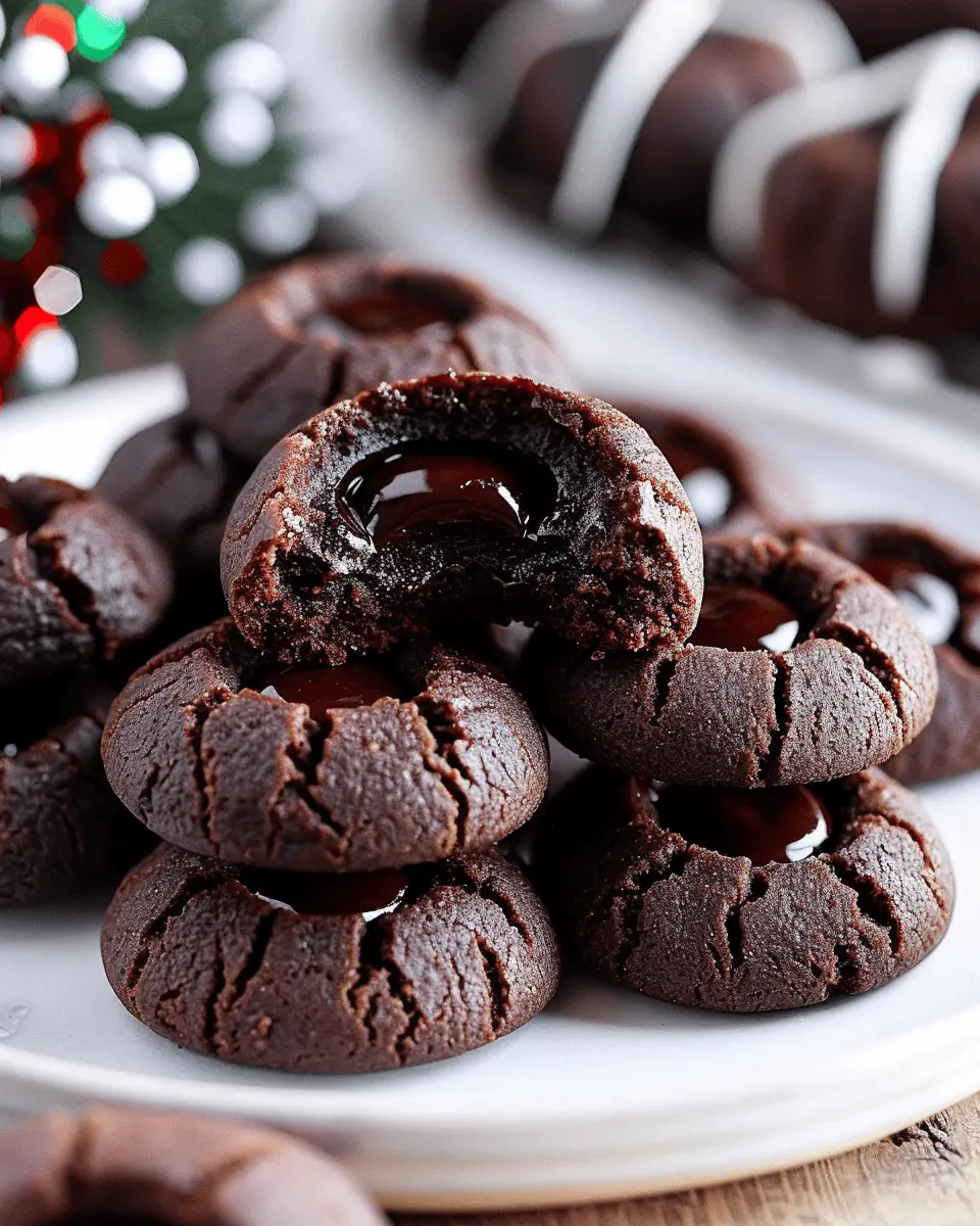 Chocolate Thumbprint Cookies: The Ultimate Indulgent Treat for All Ages