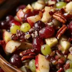Cinnamon Apple Grape Salad