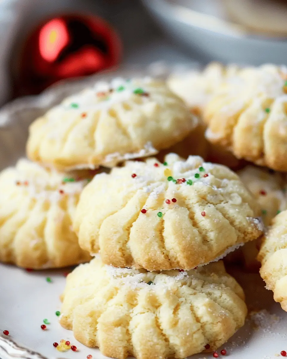 Whipped Shortbread Cookies: The Best Melt-in-Your-Mouth Treats