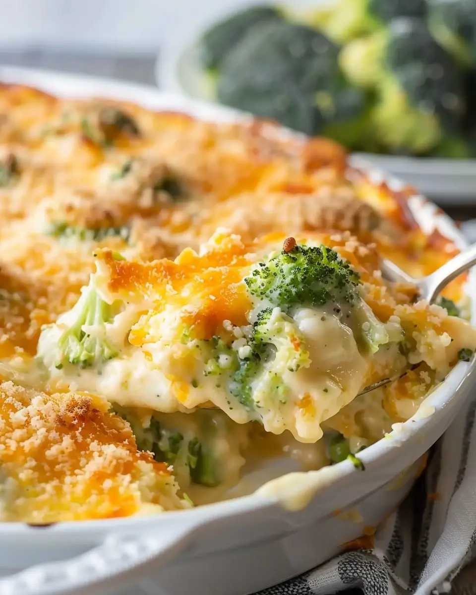 Broccoli Cheese Casserole Recipe: Easy Comfort Food with Turkey Bacon