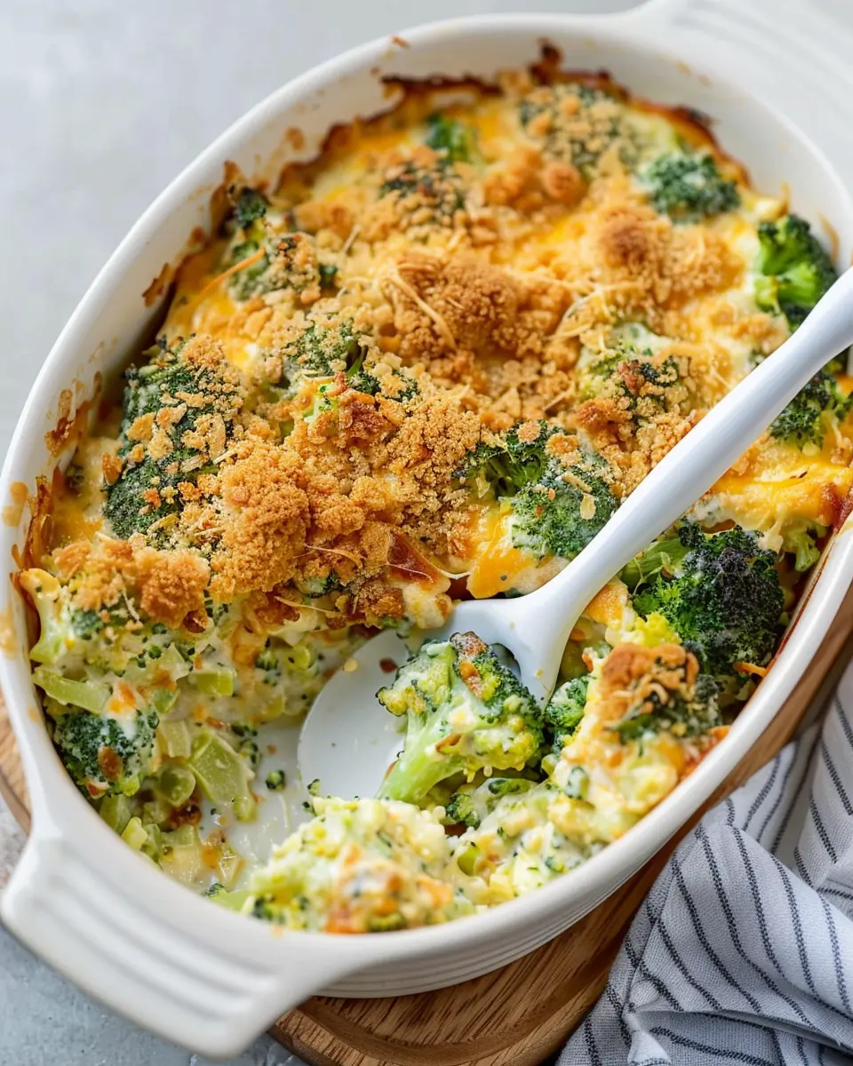 Broccoli Cheddar Casserole Recipe: A Cozy Comfort Food Dish
