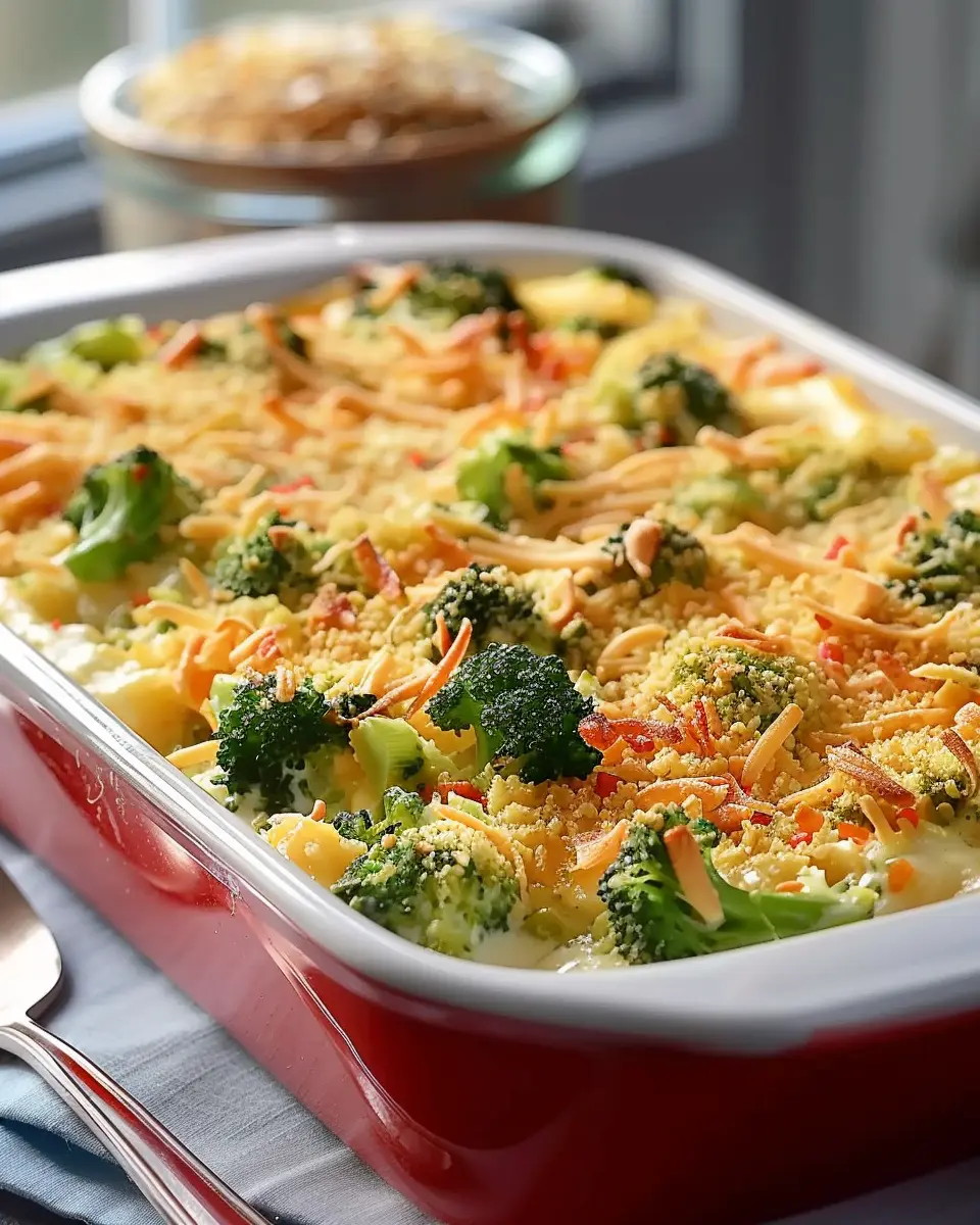 Tasty Broccoli Three Cheese Casserole: A Comforting Family Favorite