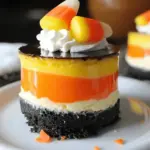 Mini Candy Corn Cheesecakes
