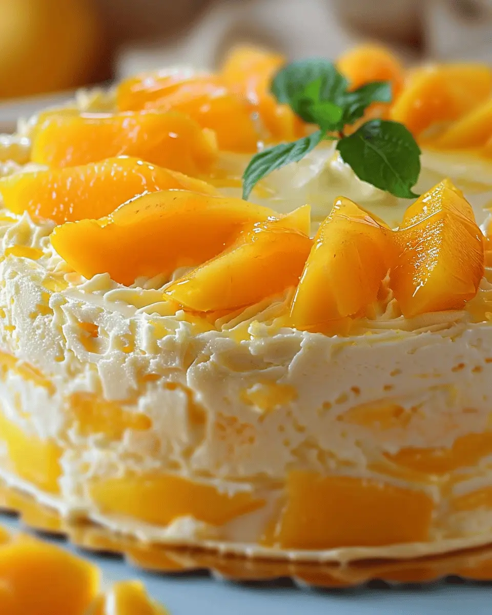 Mango Cream Chiffon Cake: The Best Refreshing Treat for Summer