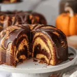 Pumpkin Marble Cake