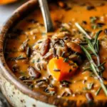 Vegan Pumpkin Wild Rice Soup