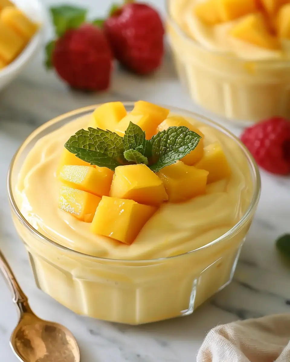 Easy Simple Mango Pudding Recipe That Will Delight Everyone