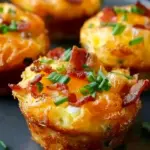 Irresistible Loaded Bacon and Egg Hash Brown Muffins