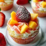 Strawberry Mango Cupcakes