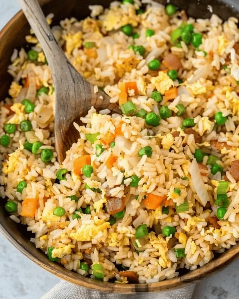 Best Fried Rice Recipe with Turkey Bacon and Chicken Ham Delight