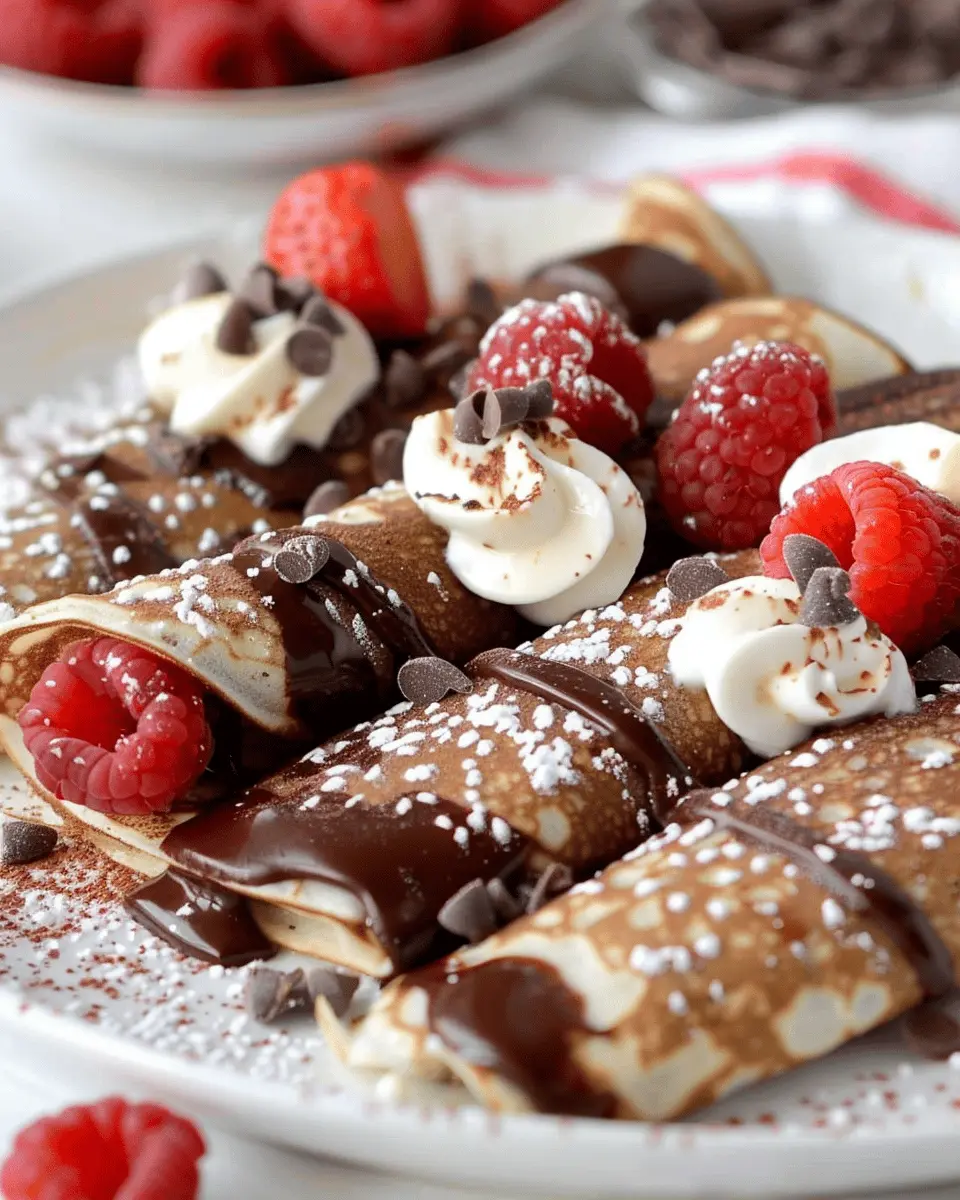 Chocolate Crepes Recipe: Easy Indulgence for Homemade Delight