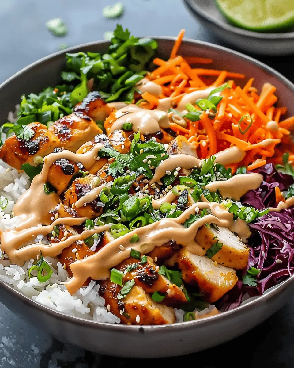 Bang Bang Chicken Bowl: Easy Recipe with Turkey Bacon Delight