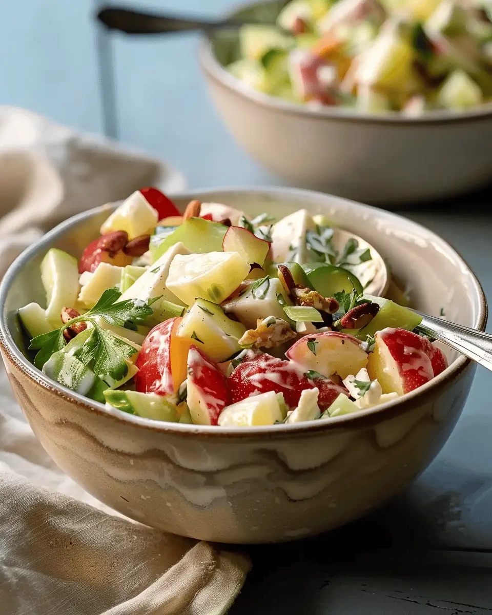 Waldorf Salad Recipe: Easy Turkey Bacon Twist for Fresh Flavor