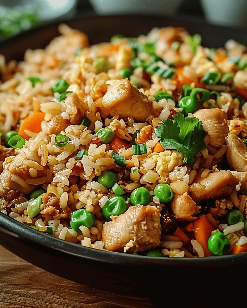 Chicken Fried Rice: The Best Easy Recipe with Turkey Bacon and Chicken Ham