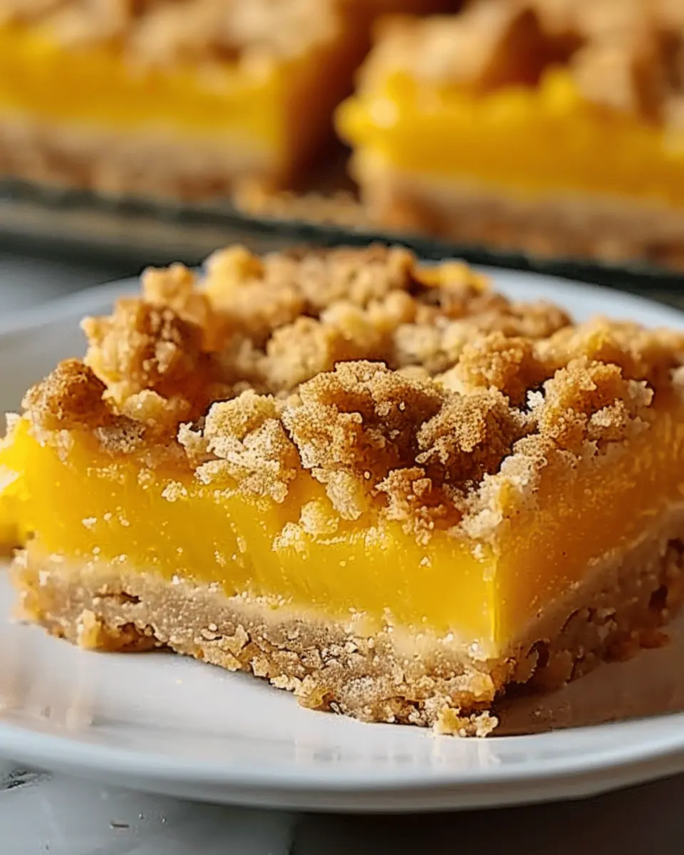 Irresistible Mango Crumb Bars: A Delicious Homemade Delight