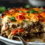 Low Carb Philly Cheesesteak Casserole