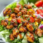 Sweet and Spicy Honey Hot Chicken Salad
