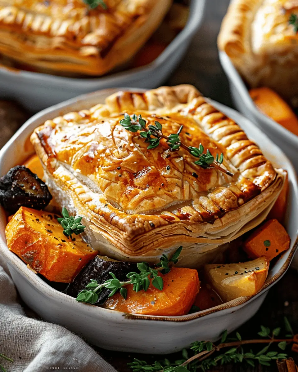 Roasted Autumn Vegetable Pot Pies: A Cozy, Comforting Delight