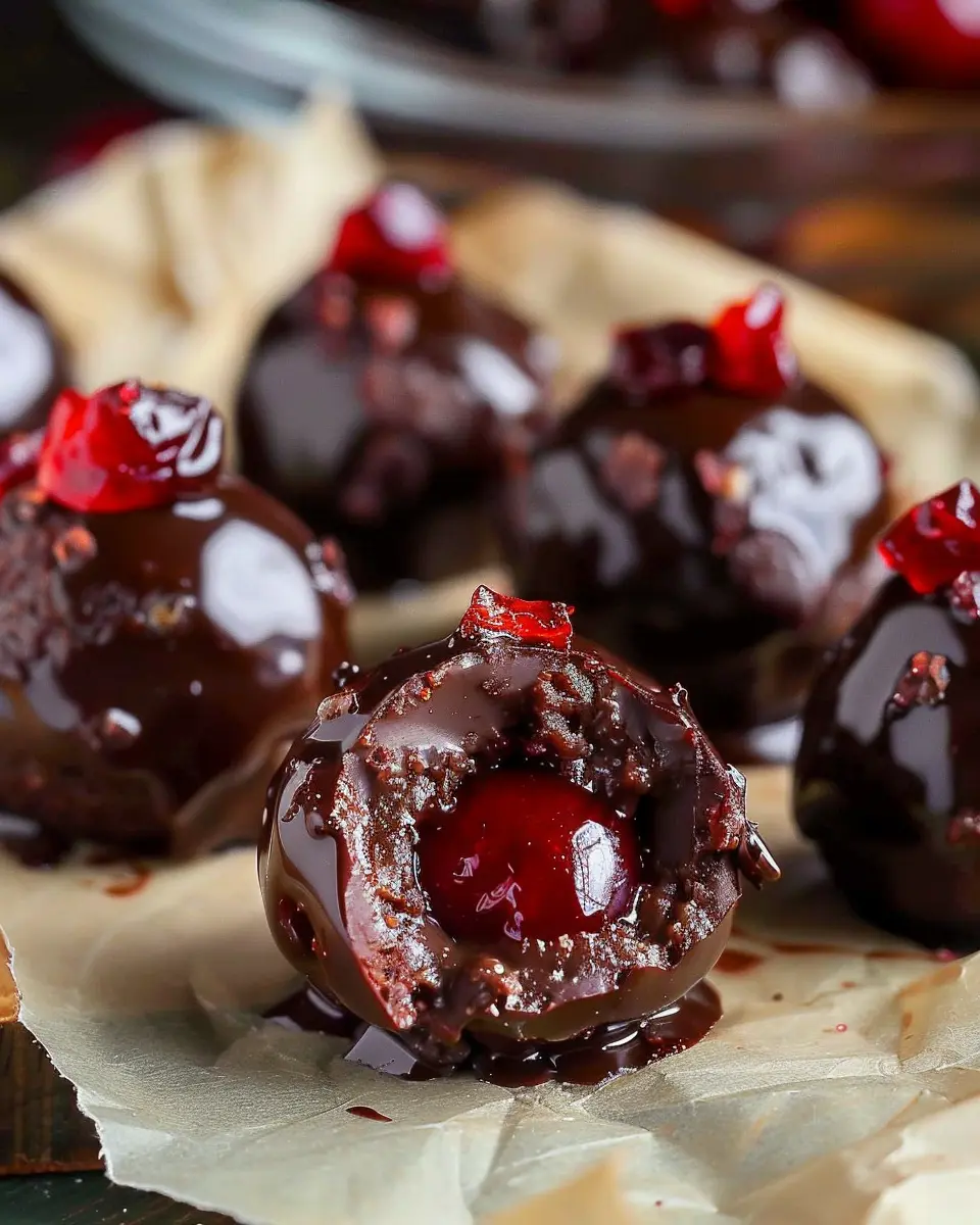Cherry Bourbon Balls: Indulgent Treats for Homemade Delights