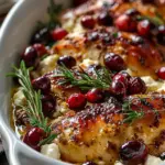 Honey Cranberry Chicken Bake with Ricotta Cheese