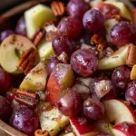 Cinnamon Apple Grape Salad