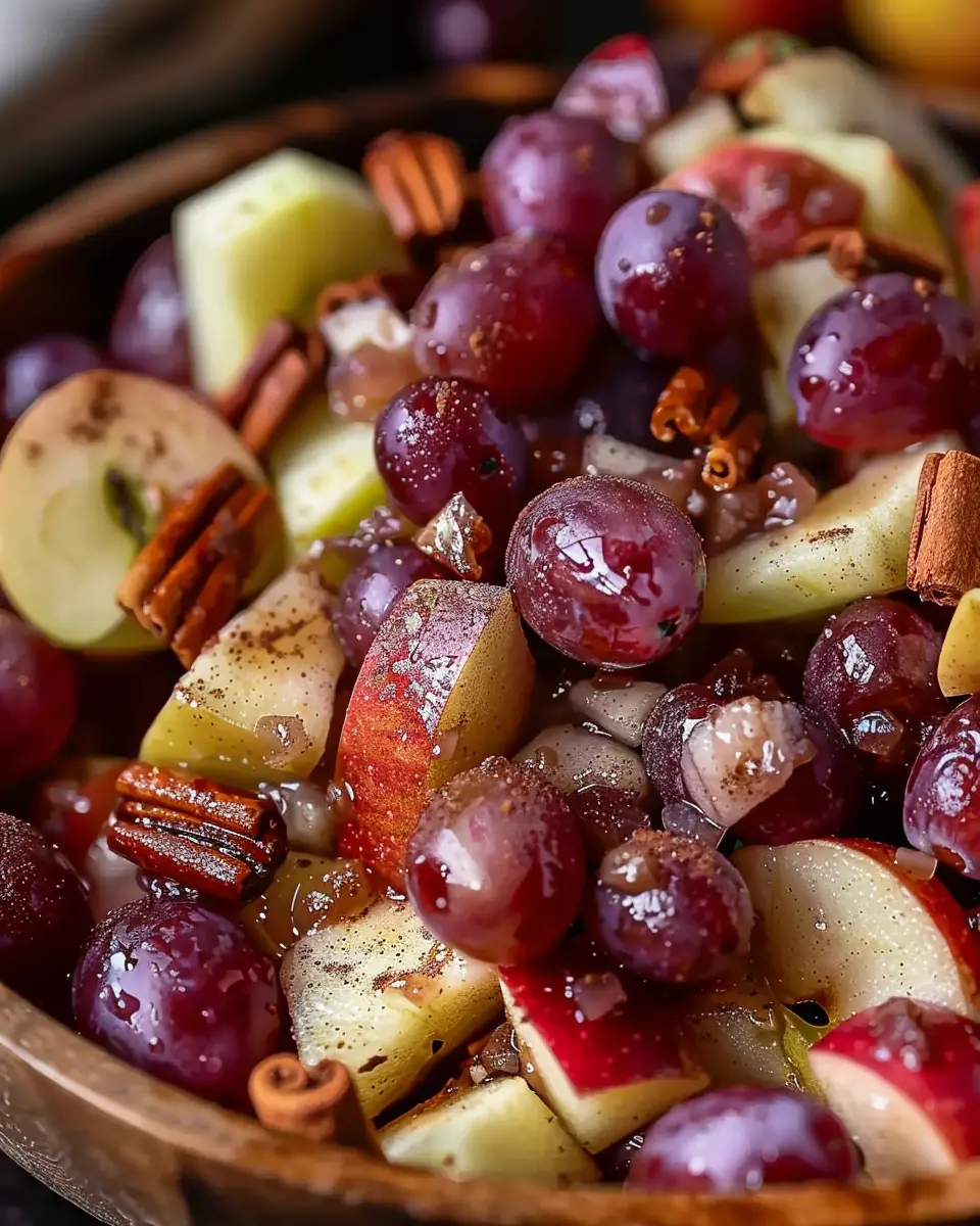 Cinnamon Apple Grape Salad: The Easy Refreshing Twist You Need