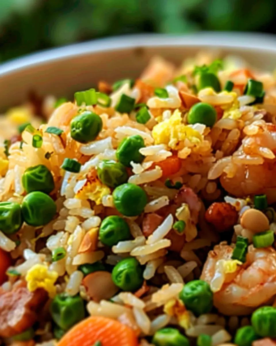 Freakin’ Fantastic Fried Rice with Turkey Bacon and Chicken Ham