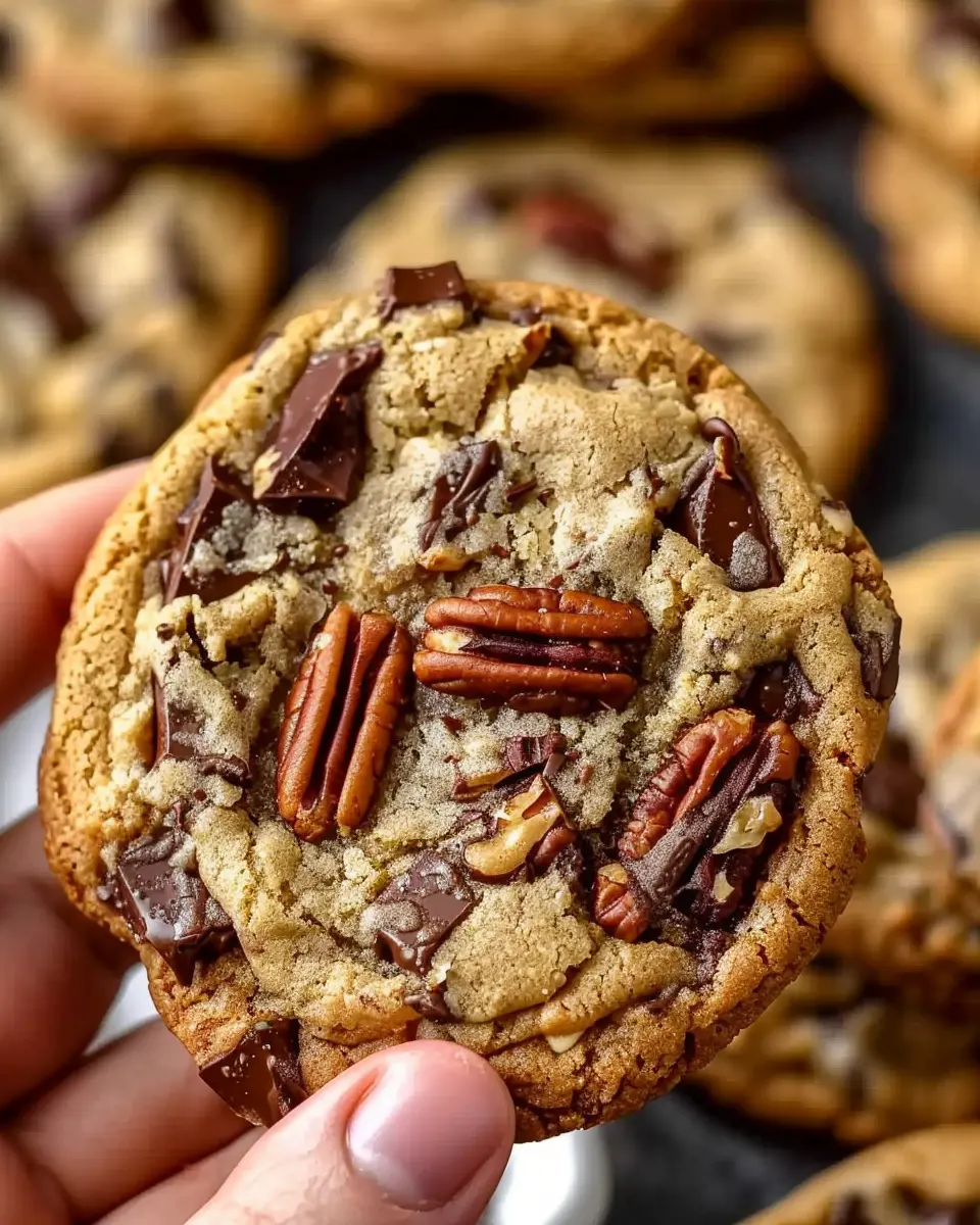 Brown Butter Bourbon Cookies: Indulgent Pecan Chocolate Delights
